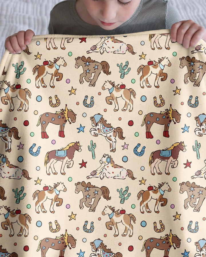 Lil' Buckaroo Bamboo Blanket