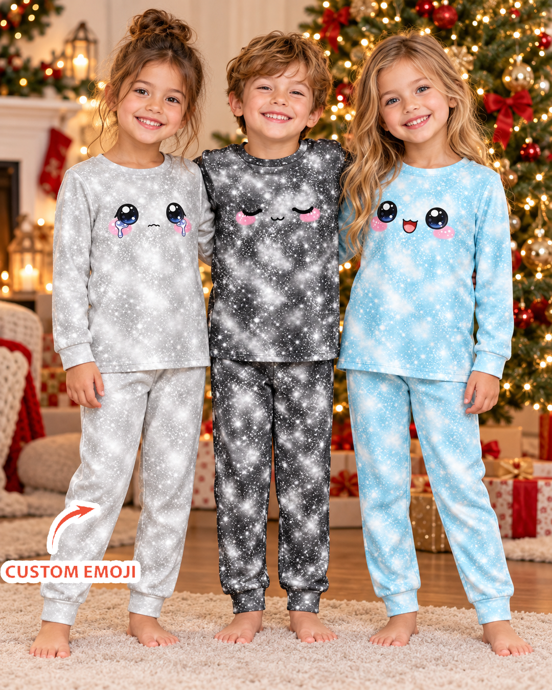 Cute Dumplings Emoji Gift For Squishy Hunter Bamboo Two Piece Long Sleeve Pajama Set