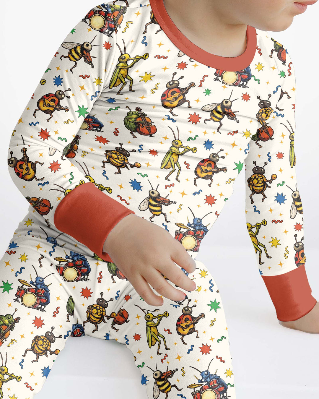 Bug Orchestra Bamboo Two Piece Long Sleeve Pajama Set