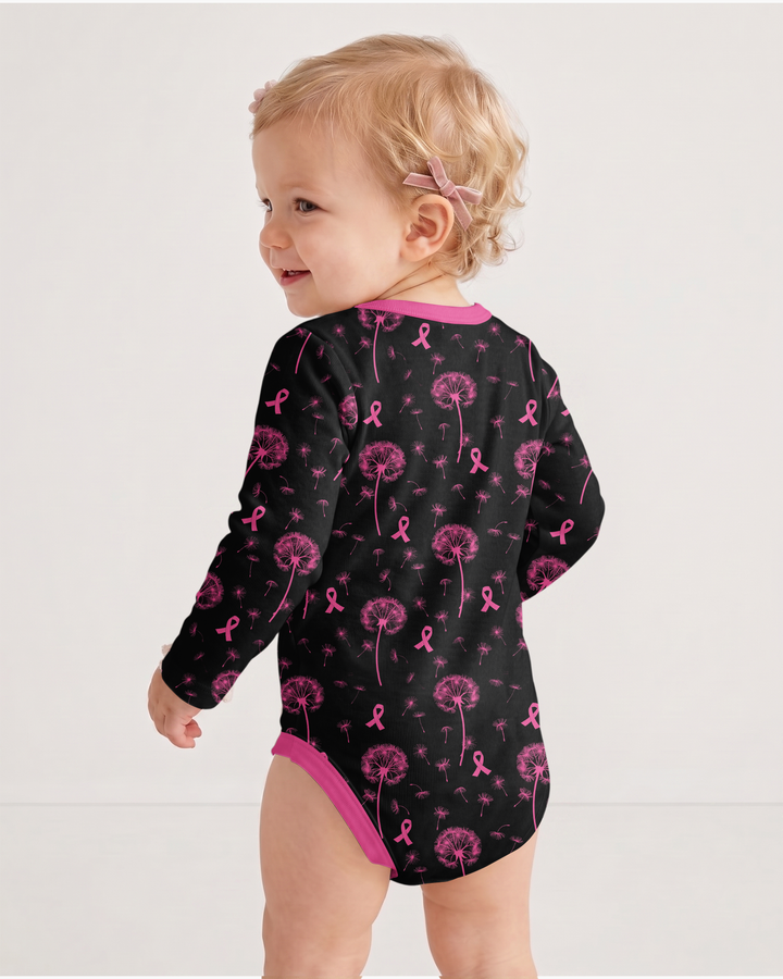 Dandelion Pink For Dad Bamboo Bodysuit