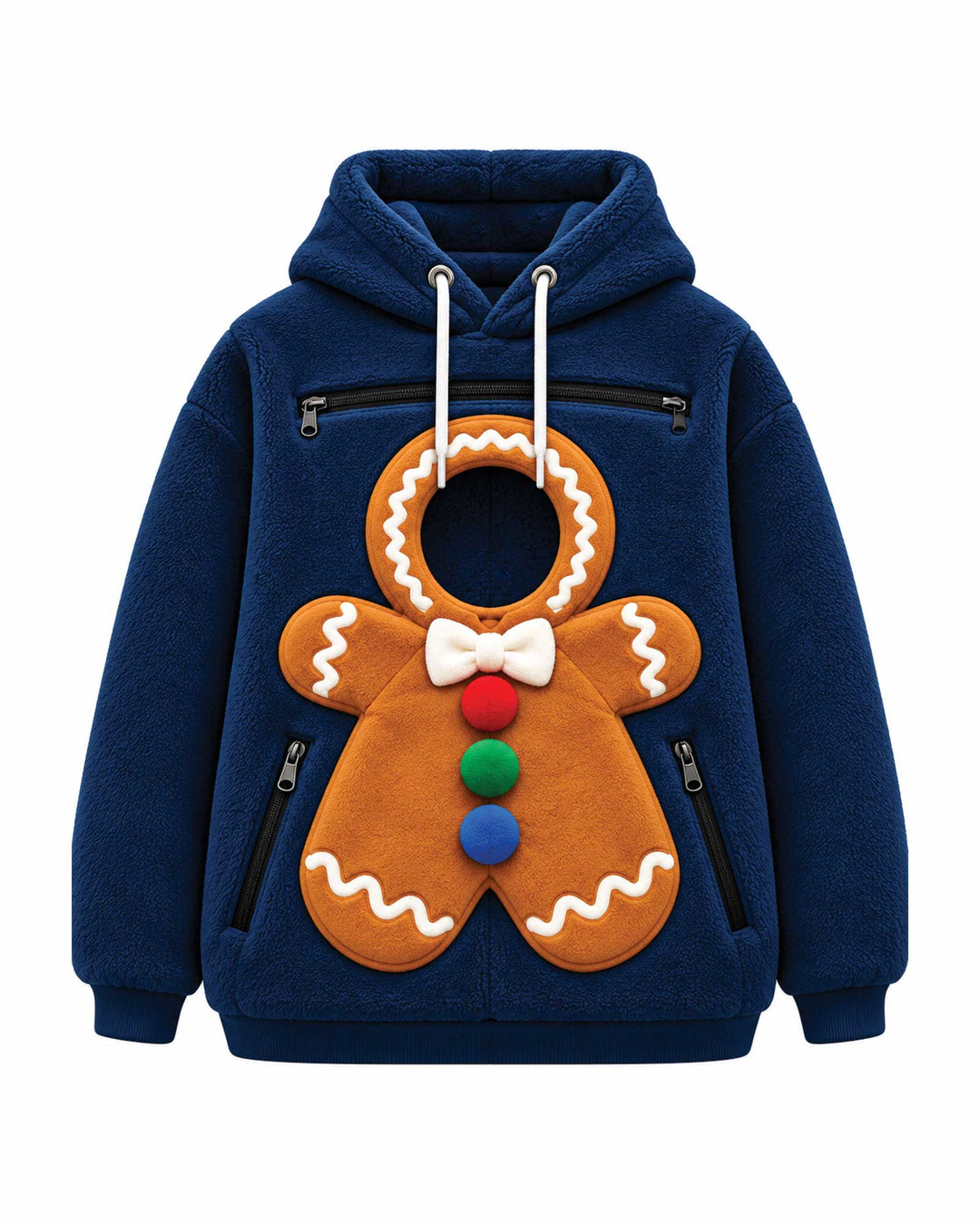 Gingerbread Animals Carrier Hoodie