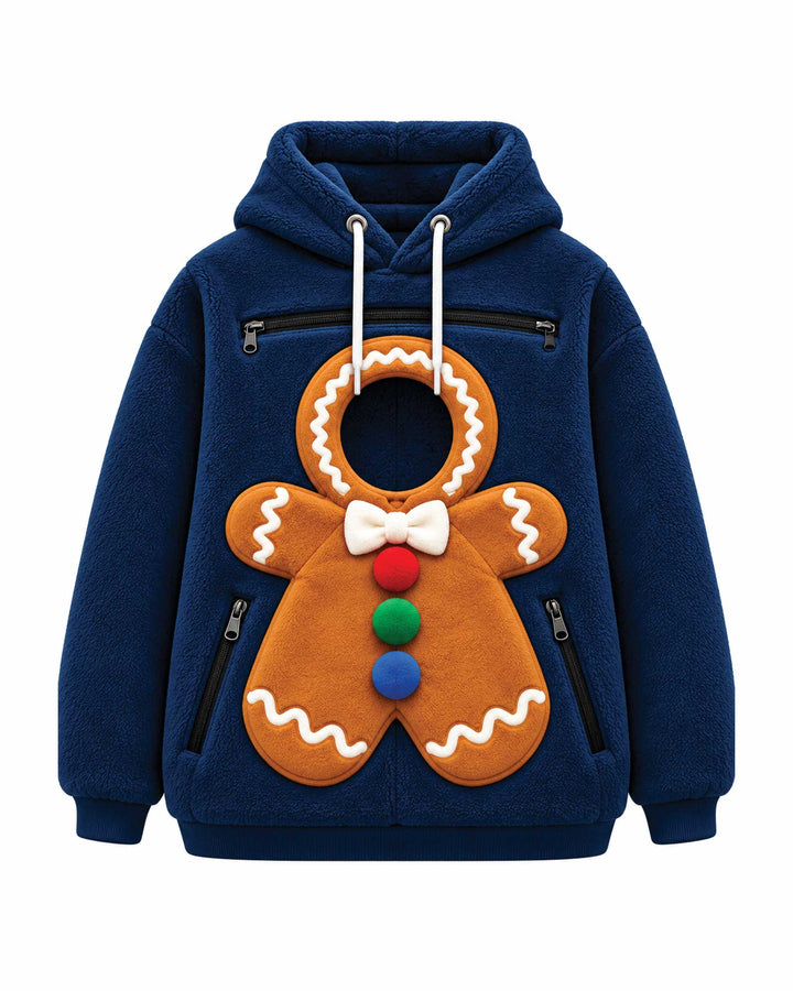 Gingerbread Animals Carrier Hoodie