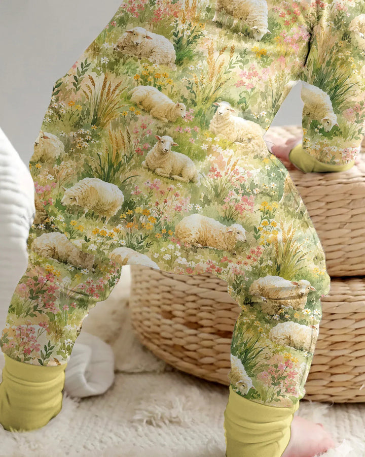 Gerippte Babykleidung mit individuellem Foto - Weich &amp; Skizzenhaft