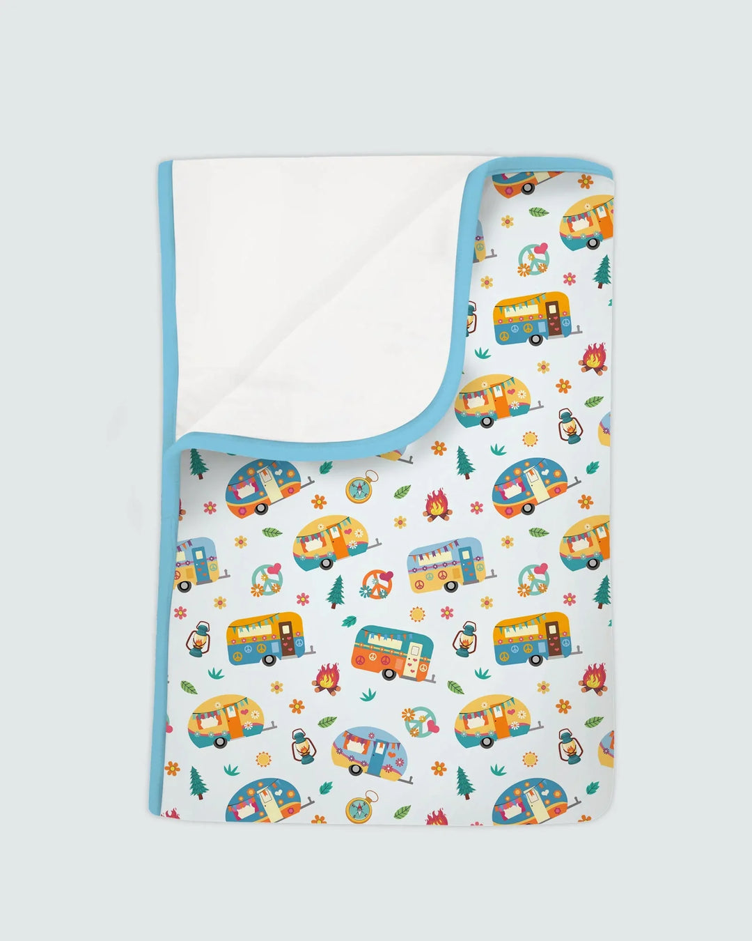 Happy Little Camper Bamboo Blanket