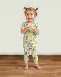 Zweiteiliges, kurzärmliges Pyjama-Set mit Marienkäfern