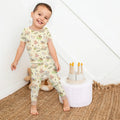 Zweiteiliges, kurzärmliges Pyjama-Set mit Marienkäfern