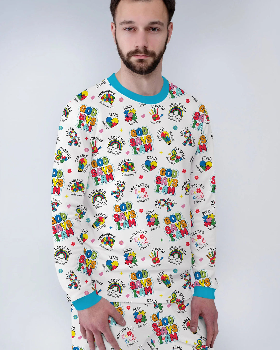 Vorlage Herren-Pyjama-Set