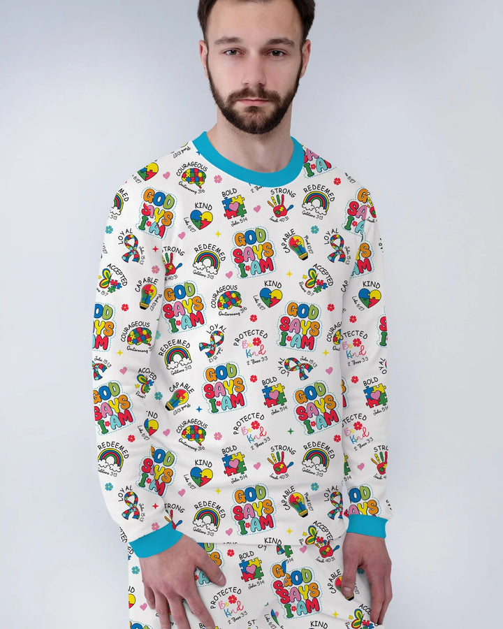 Vorlage Herren-Pyjama-Set