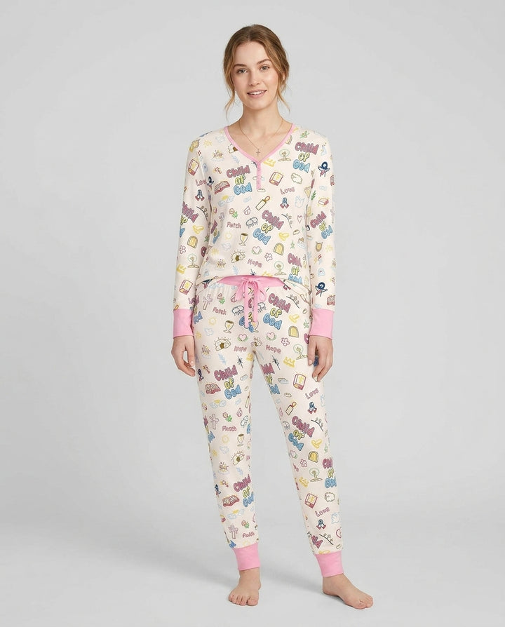 Vorlage Bambus Damen Pyjama Set