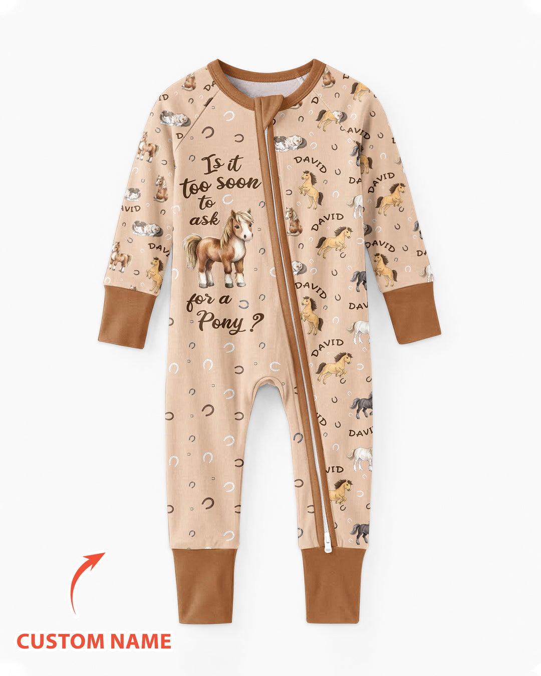 Custom Name Is It Too Soon to Ask for a Pony Bamboo Convertible Zippy