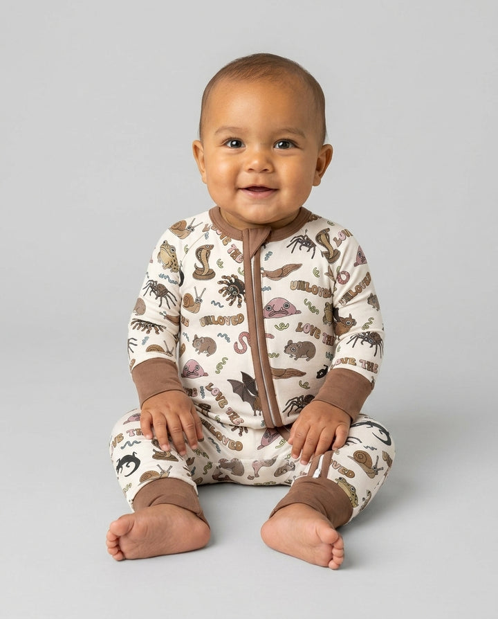 Gerippte Babykleidung mit individuellem Foto - Weich &amp; Skizzenhaft