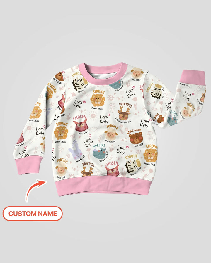 God’s Little Zoo Personalisierbares Bambus Crewneck Sweatshirt
