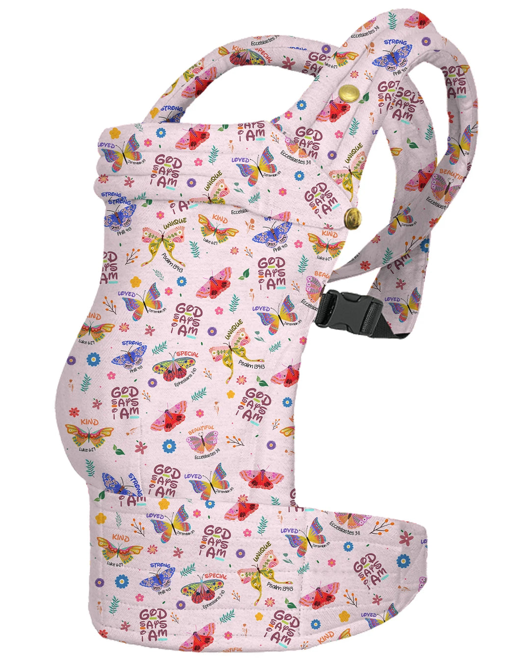 Gott sagt, ich bin Schmetterlings-Babytrage