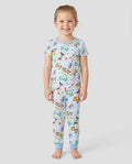 Zweiteiliges, kurzärmliges Pyjama-Set mit Marienkäfern