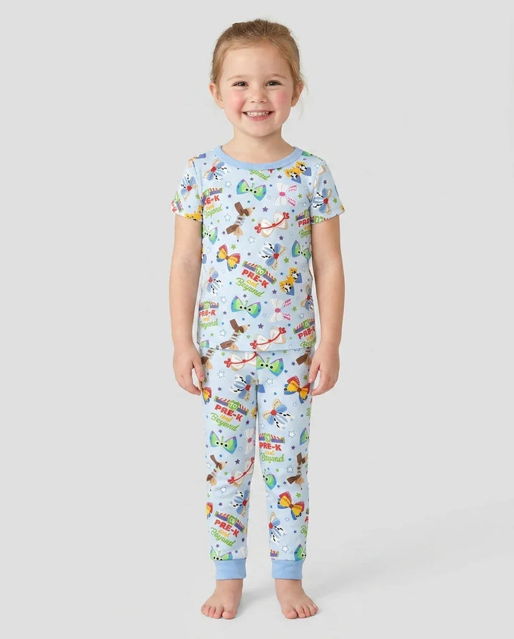 Zweiteiliges, kurzärmliges Pyjama-Set mit Marienkäfern