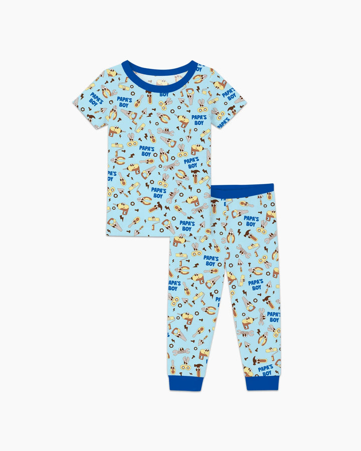 Zweiteiliges, kurzärmliges Pyjama-Set mit Marienkäfern