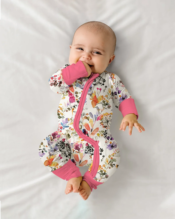 Gerippte Babykleidung mit individuellem Foto - Weich &amp; Skizzenhaft