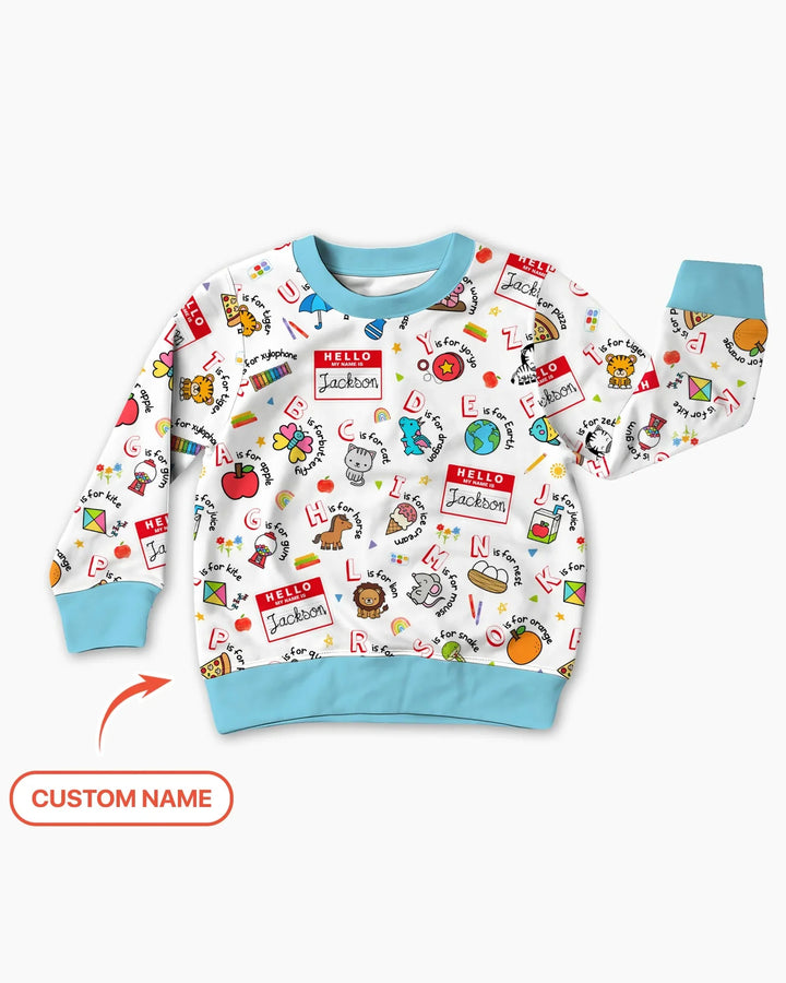Custom Template Bambus-Rundhals-Sweatshirt
