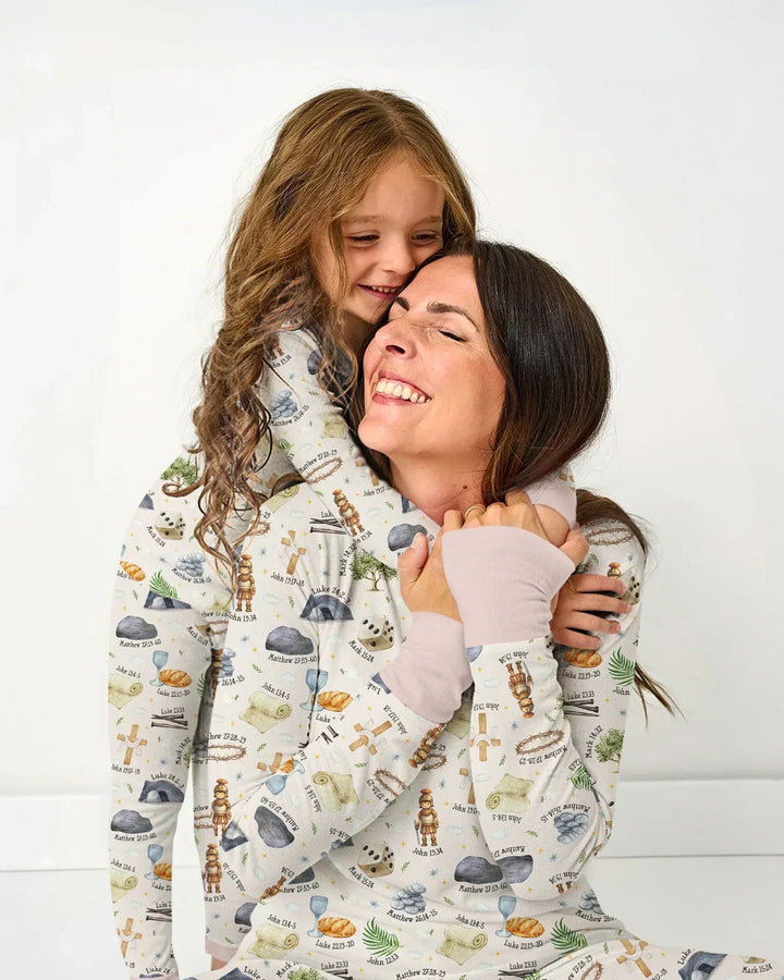 He Is Risen Family Matching Bamboo Women Pajama Set