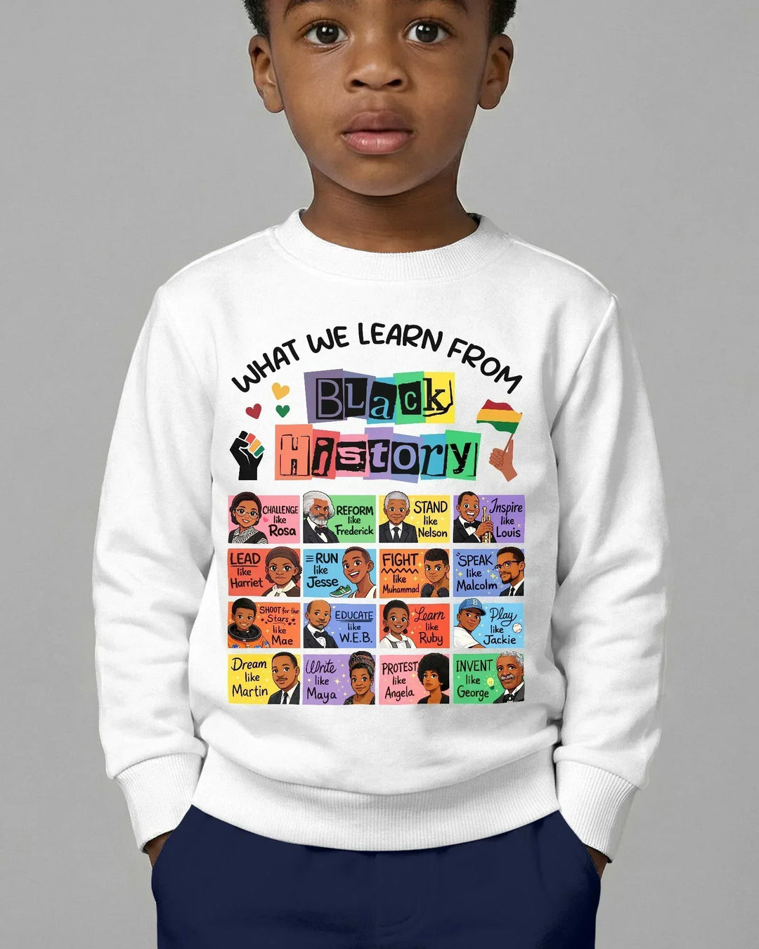 Black History Month Bambus Crewneck Sweatshirt