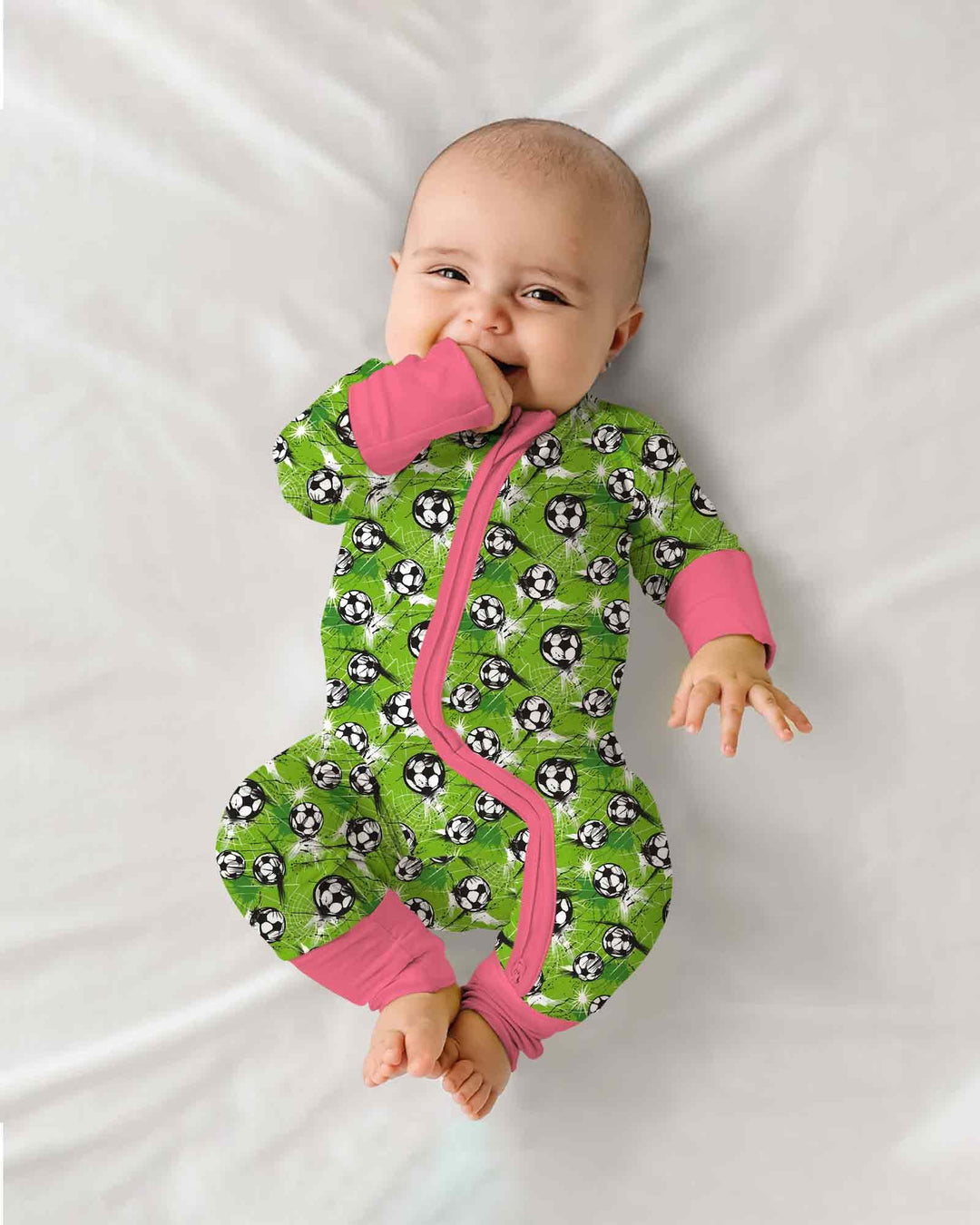 Gerippte Babykleidung mit individuellem Foto - Weich &amp; Skizzenhaft