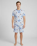 Guess What? Chicken Butt! Bamboo Men Short Sleeve Short Pajama Set