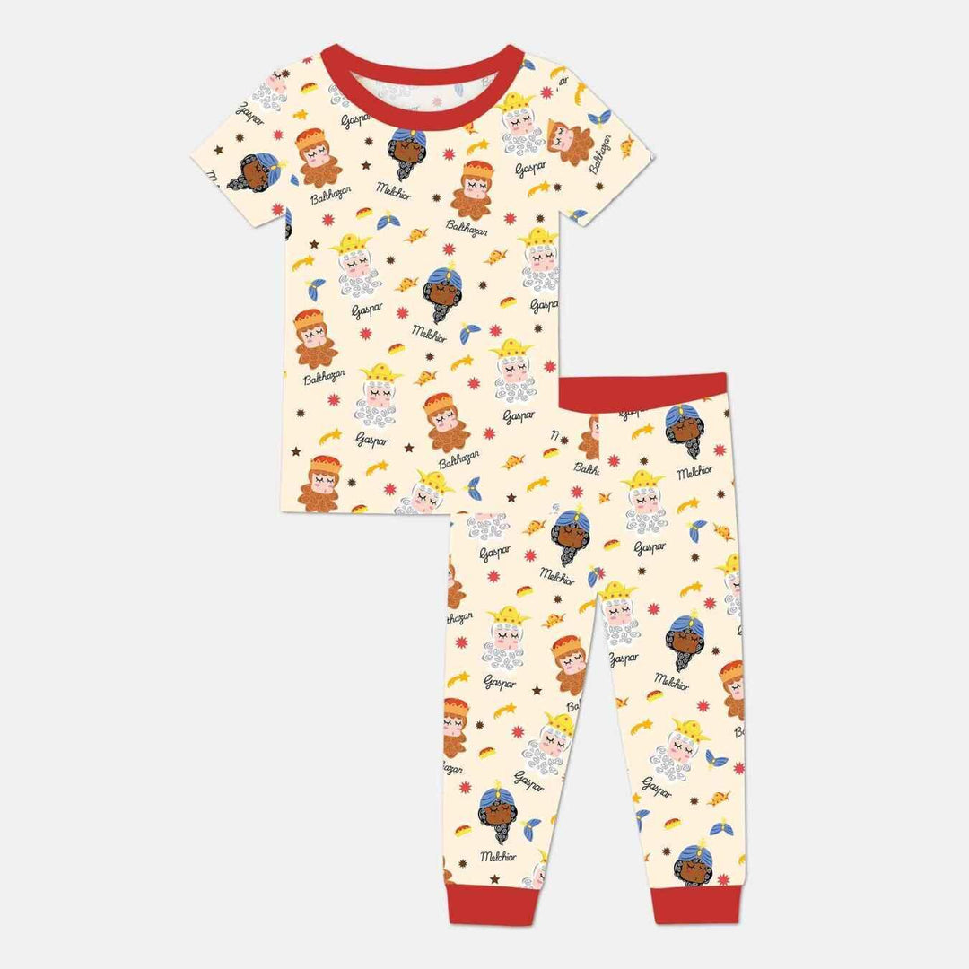 Tres Reyes Magos Bamboo Two Piece Short Sleeve Pajama Set