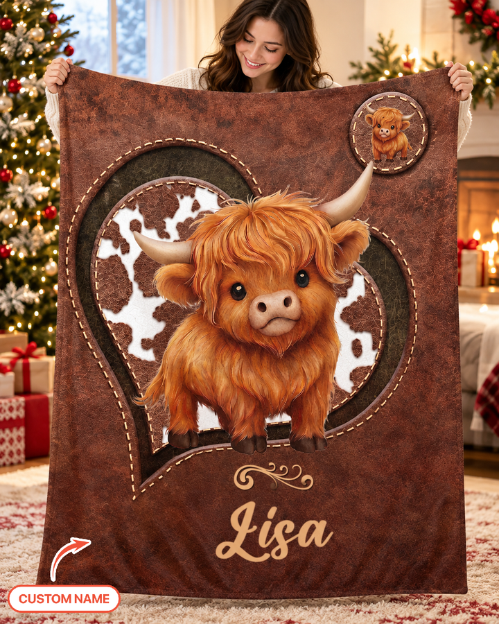 Little Moo Cuddles Bamboo Blanket