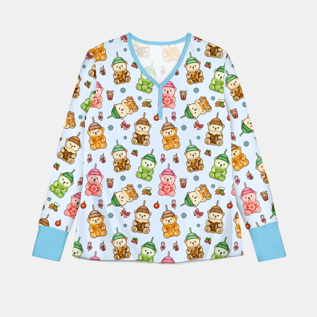 Vorlage für individuelles Damen-Pyjama-Set