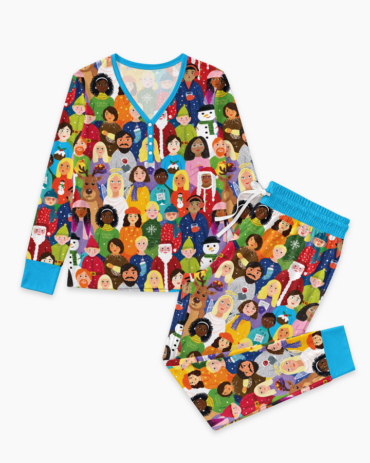 Together for Christmas Bamboo Women Pajama Set