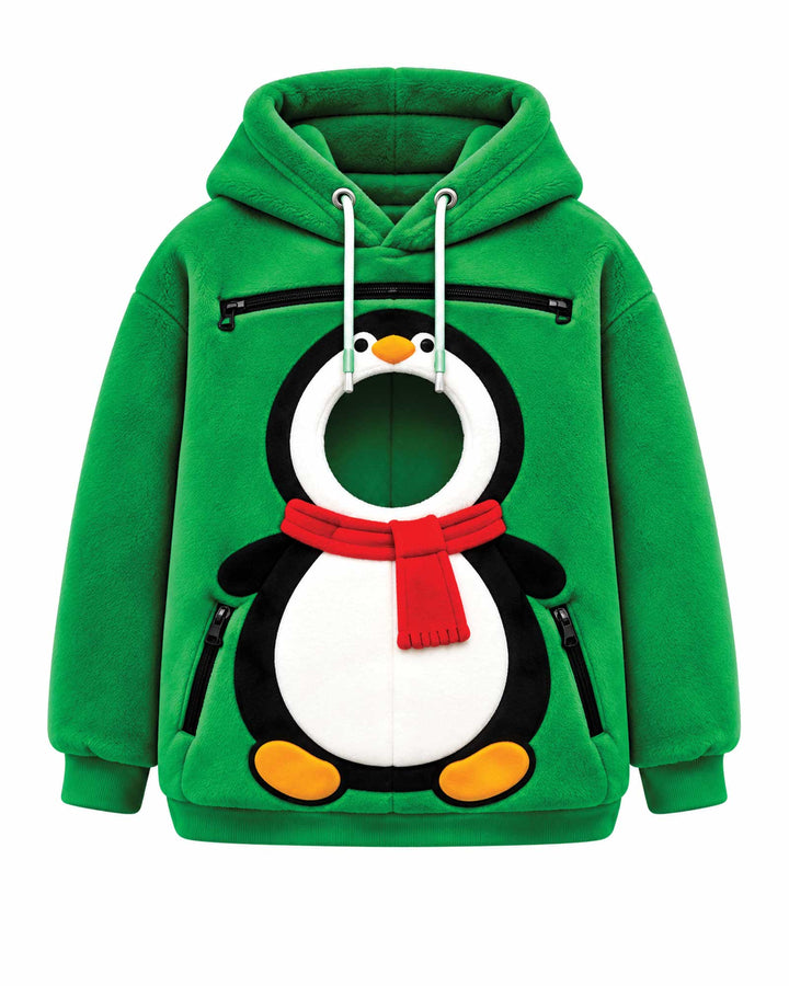 Penguin Animals Carrier Hoodie