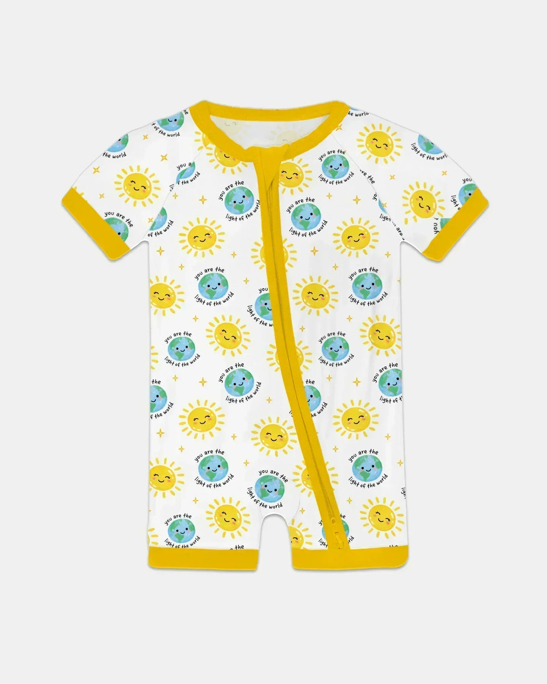 Matthew 5:14 Light of the World Bamboo Shorty Zippy
