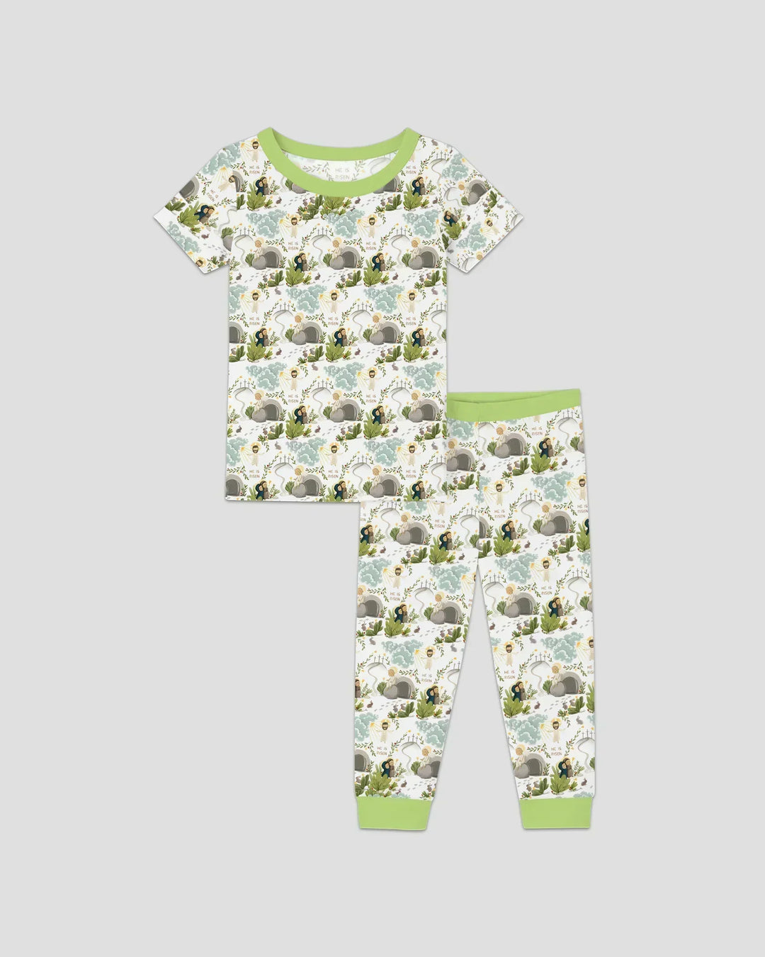Zweiteiliges, kurzärmliges Pyjama-Set mit Marienkäfern