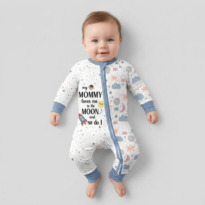 My Mommy Loves Me To The Moon And So Do I Bamboo Convertible Zippy