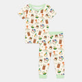 Zweiteiliges, kurzärmliges Pyjama-Set mit Marienkäfern