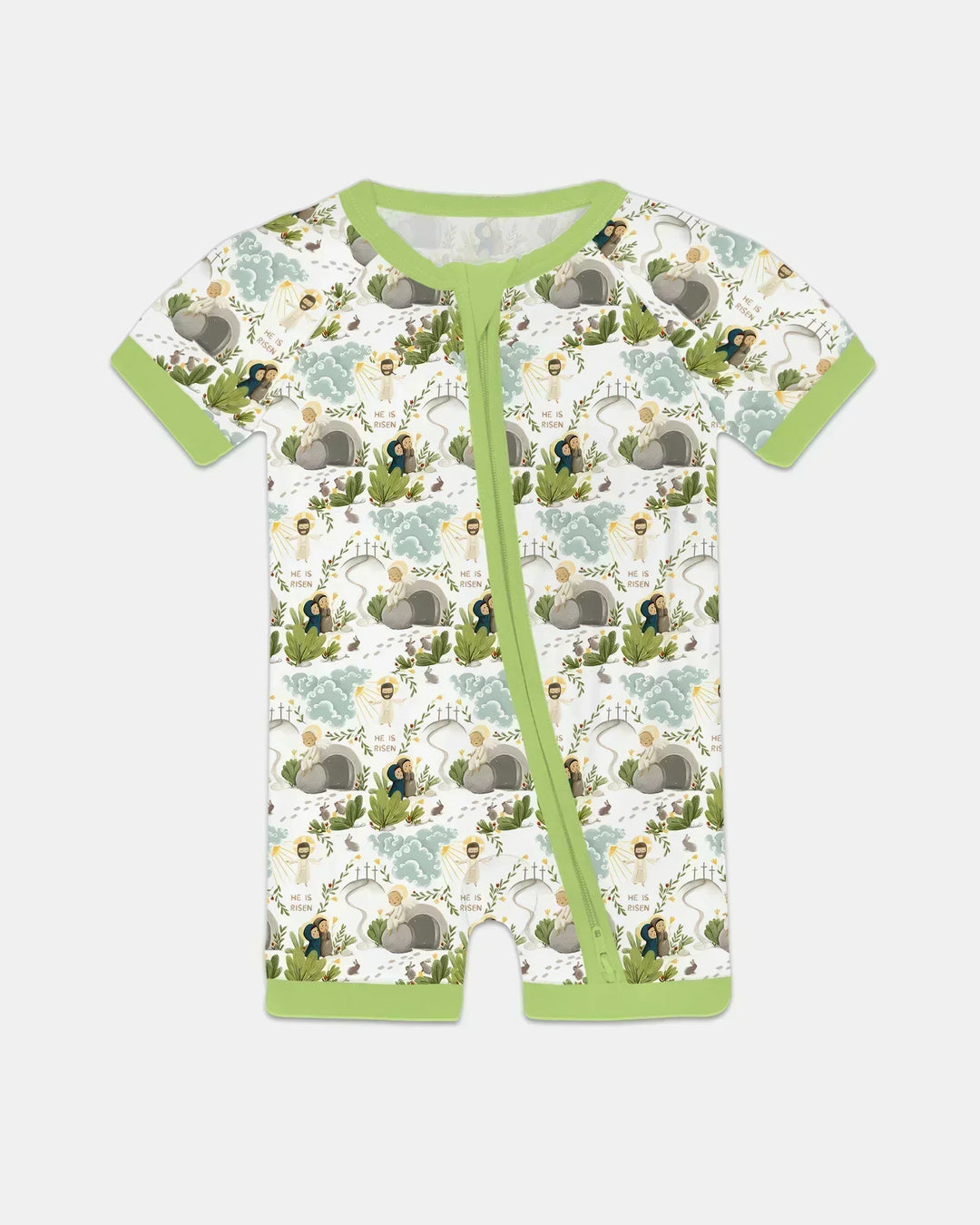 Matthew 28:1–8 He Is Risen Bamboo Shorty Zippy