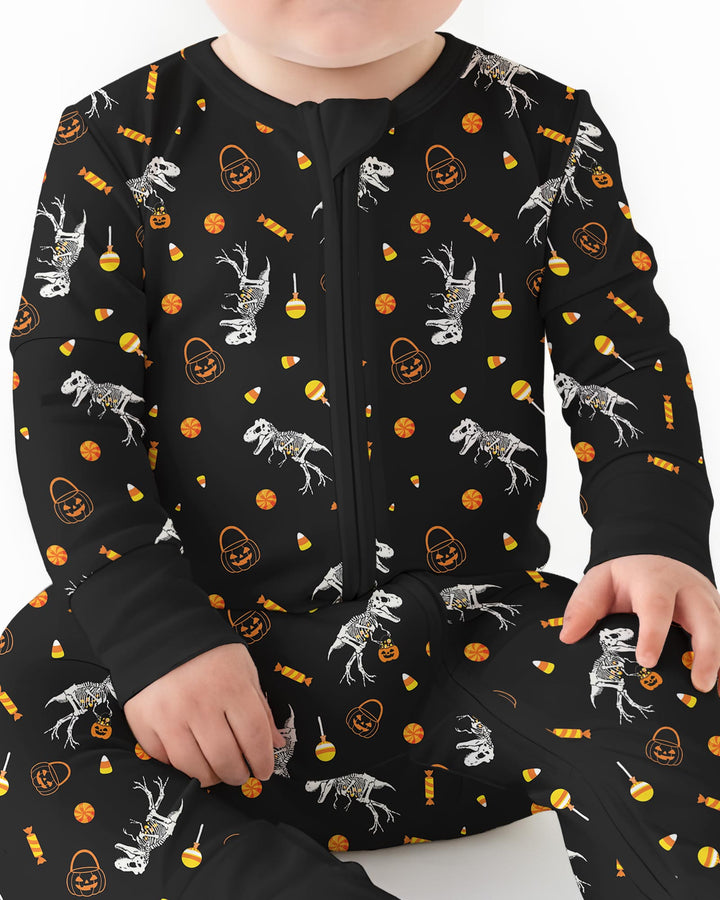 My First Halloween Dinosaur  Bamboo Convertible Zippy