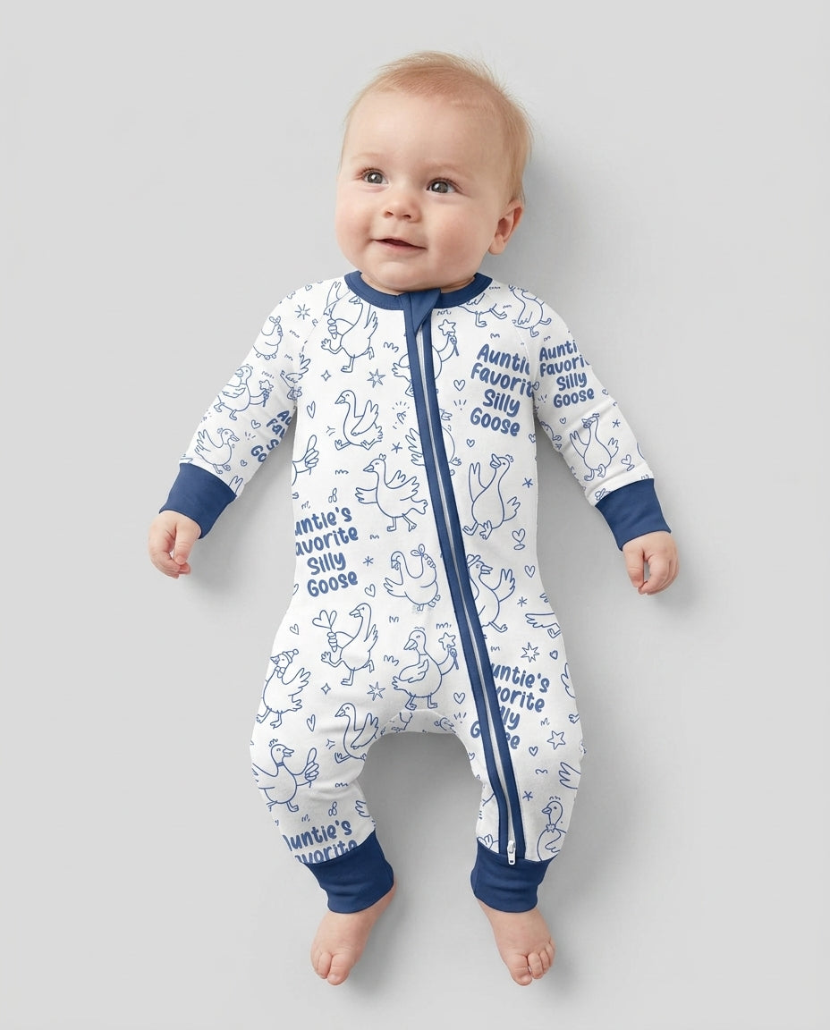 Auntie's Favorite Silly Goose Bamboo Convertible Zippy