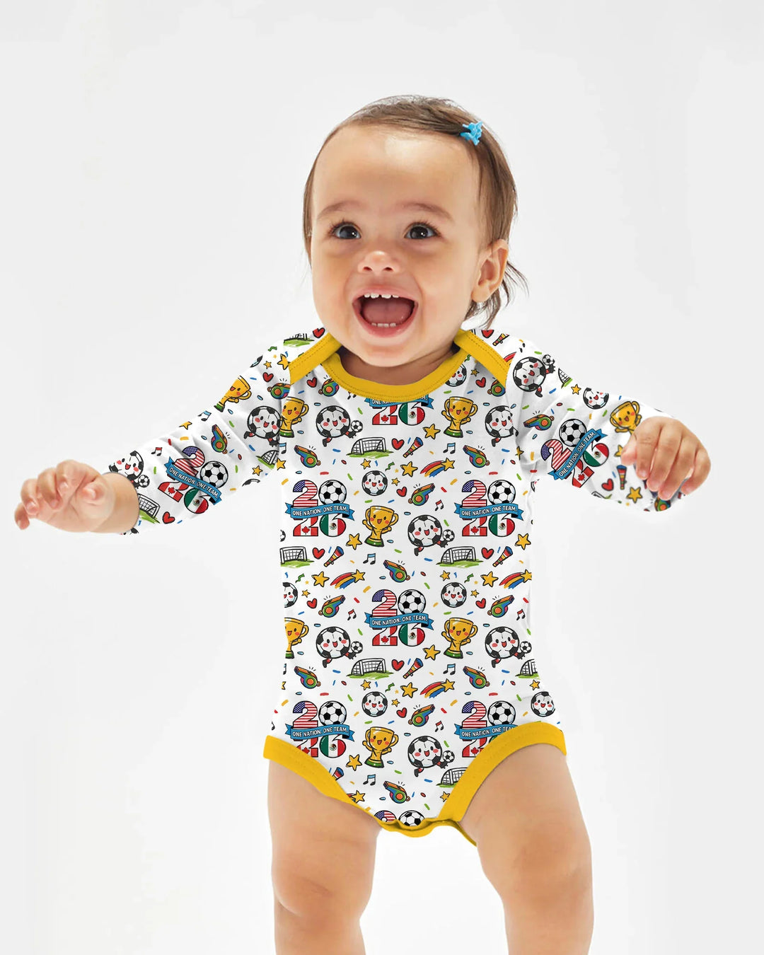 Gerippte Babykleidung mit individuellem Foto - Weich &amp; Skizzenhaft