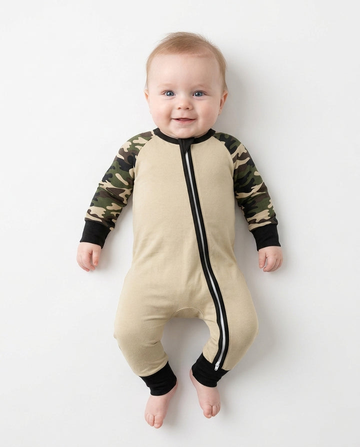 Gerippte Babykleidung mit individuellem Foto - Weich &amp; Skizzenhaft