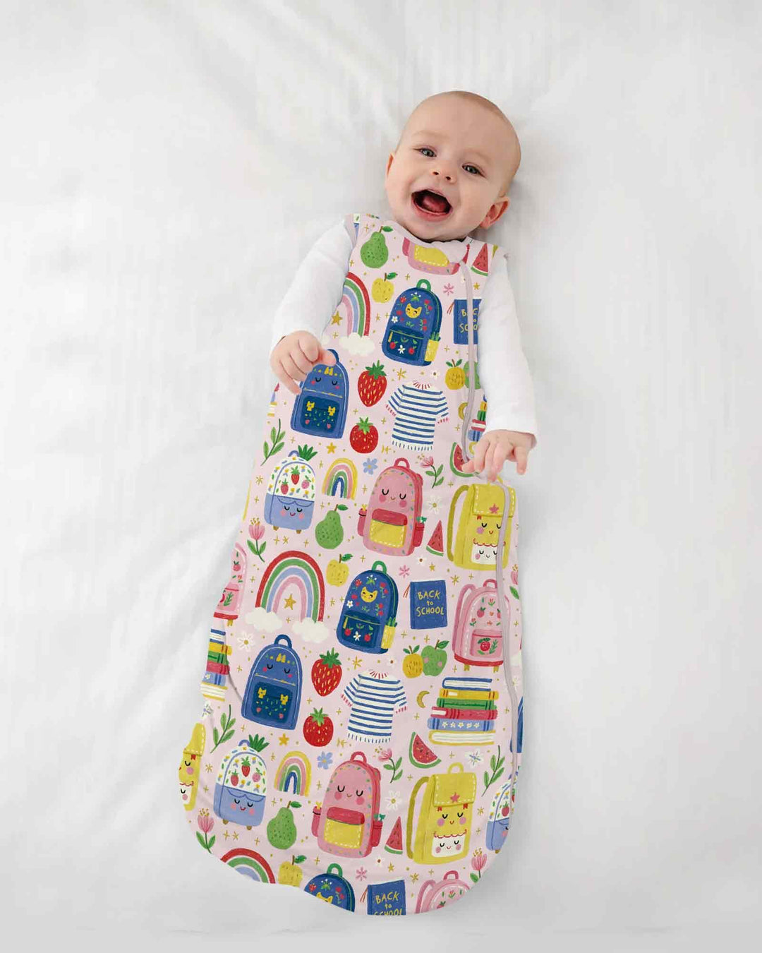 Sweet Rainbow School Adventure Bamboo Sleep Bag