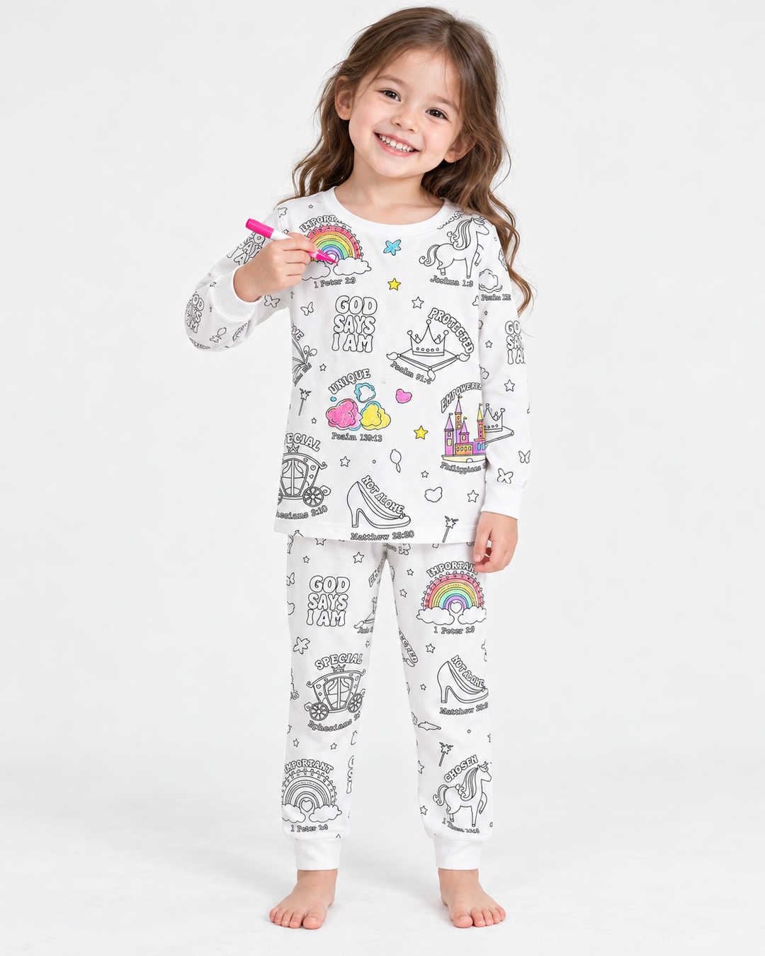 Zweiteiliges Pyjama-Set „School Days“