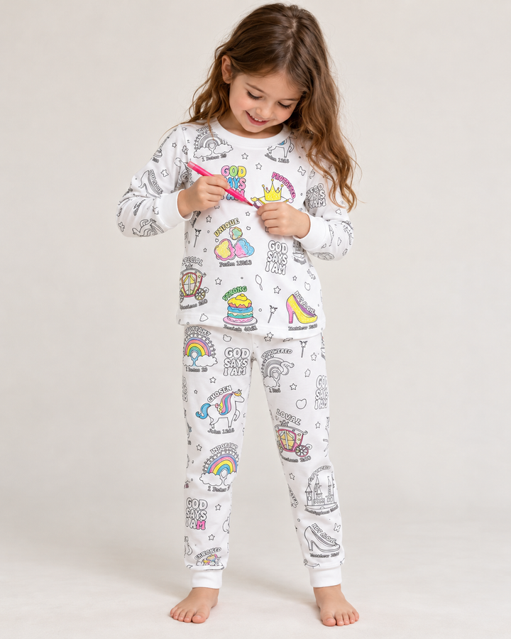 Zweiteiliges Pyjama-Set „School Days“
