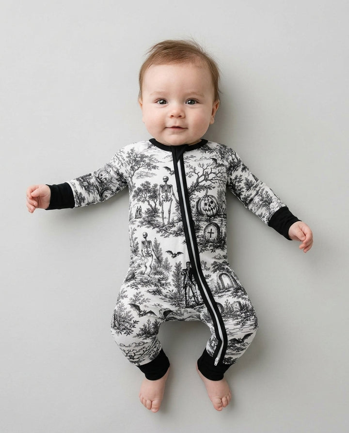 Spooky Halloween Toile Bamboo Convertible Zippy
