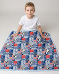 Vorlage Quilt Decke