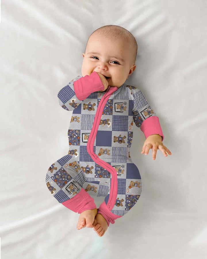 Gerippte Babykleidung mit individuellem Foto - Weich &amp; Skizzenhaft