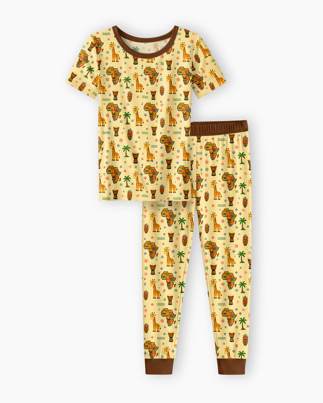 Zweiteiliges, kurzärmliges Pyjama-Set mit Marienkäfern