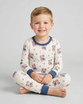 Spilling The Tea Since 1773 Family Matching Bamboo Two Piece Long Sleeve Pajama Set