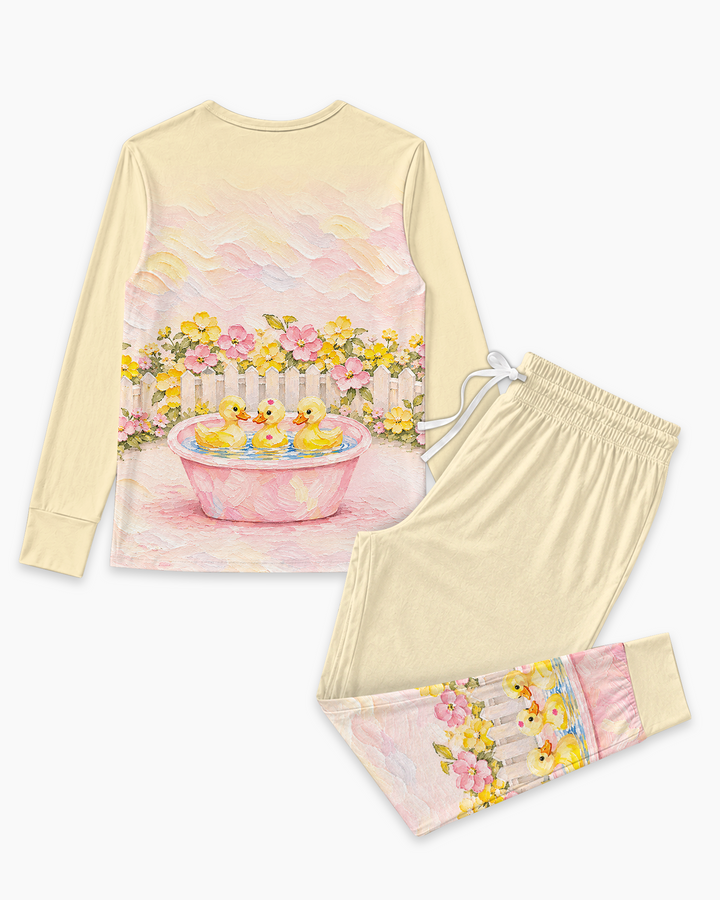 Sweet Duckling Dreams Bamboo Women Pajama Set