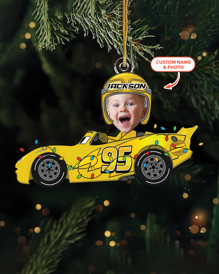 Driving Home For Christmas Acrylic Ornament